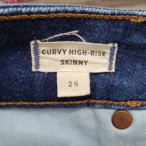 Madewell Curvy High Rise Skinny Jeans - Picture 10 of 13